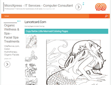 Tablet Screenshot of lancetcard.com